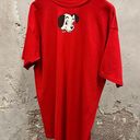 Disney Vintage 101 Dalmatians Red Oversized One Size Single Stitch Graphic Tee Photo 5