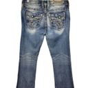 Rock Revival  Women's Distressed Medium Blue Leni Easy Bootcut Denim Jeans 30 Photo 2