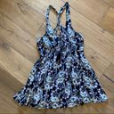 Free People  Washed Ashore Halter Mini Dress Floral Photo 9