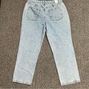 Good American 𝅺 Good 90's Duster Crop Straight Leg Jeans Indigo 101 Size 14/32 Photo 8