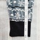 Disney  Womens Mickey Mouse Snowflake Fleece Pajama Set Size X-Small Grey Black Photo 11