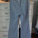 Forever 21 Striped Flare Leg Jeans Bell Bottoms Stretchy Womens Medium High Waist Photo 10