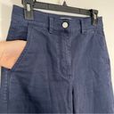 Everlane  Wide Leg Crop Pant in Navy Blue Size 4 NWOT Photo 5