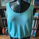 Lane Bryant  turquoise shimmery cropped lightweight 22/24 sweater Photo 0