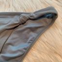 Topshop  Velour Knot Bikini Bottoms Light Blue Photo 6