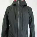 Parker REI Black Athletic Nylon W/ Purple Lined Hooded Ski Jacket  Womens Size XS Photo 0