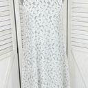 Calvin Klein  Polkadot Chiffon Sleeveless Tent Swing Dress White Grey Size 8 Photo 0