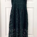 ASTR  The Label Embroidered Lace Midi Dress Hunter Green sz Small Photo 11