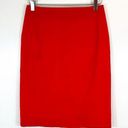 Kate Spade  Saturday Red High Rise Pencil Straight Skirt Business Casual Size 4 Photo 0