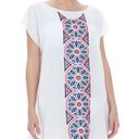 Milly  Embroidered Cape Swimsuit Coverup, Multicolor Retail $345 Photo 12