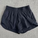 Lululemon black mid rise track that 3” shorts Photo 0