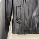 Arden B  Black 100% Genuine Leather Moto Jacket S Photo 8