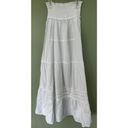 Sea Spice Resortwear Bailey Skirt Midi White UPF 40 Cotton Beach Vacation Sz L​ Size L Photo 3