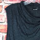 LA Made Black  Revolve Sleeveless Draped Angora Knit Top Photo 3