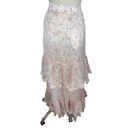 Rococo  SAND Vie Maxi Skirt in Off White & Pink XSmall New Womens Long Photo 7