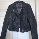 Aeropostale Black Leather Jacket Photo 0