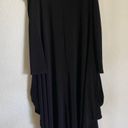 Joseph Ribkoff  Harem Drape Cold Shoulder Zip Up Chic Black Jumpsuit Size 8 Photo 11