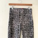 Spanx  Jeans Womens Size S Cheetah Slimming High Rise Skinny Ankle Stretch Boho Photo 2