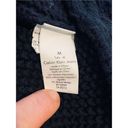 Calvin Klein Jeans  Black Long Cardigan Knitted Button Up Size M Photo 14