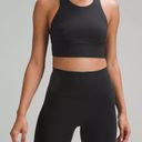 Lululemon Wunder Train Bra Long Line Black size 6 NWT Photo 0