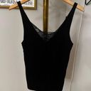 Buckle Black Womens sleeveless eyelash hem top by  size medium Photo 0