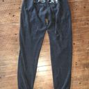 Bebe  rhinestone velour gray joggers Photo 2