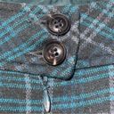 Nanette Lepore  Skirt Women's Size 10 Wool Lined Pencil Plaid Work Green/Black Photo 4