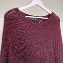 Sanctuary Women’s Easy Marle Knit Sweater in Scarlet Red and Black Size Small Photo 3