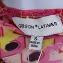 Gibson Latimer  Boho Pink Orange White Colorful Wrap NWT Small Photo 2