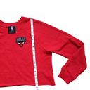 Nba Chicago Bulls Crop Sweatshirt Womens Large Embroidered Pullover  Basketball Photo 7