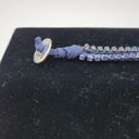 American Eagle  Outfitters Women's Bracelet 7" Blue Single Rope Cord Rhinestone Photo 2