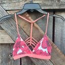 Maaji Red Orchid Dolphin Crotchet Back Bikini Top XS Photo 0