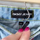 DKNY NWT  Distressed High Rise Straight Leg Jeans Size 31 / 12 Photo 3