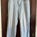 ZARA  | Wide Leg Raw Hem Light Wash Jeans | Size 10 Photo 0