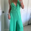 Forever 21 Green Plunge Jumpsuit Photo 3