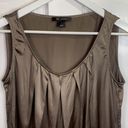 St. John  Women’s Gorgeous Silk Sleeveless Shell Expresso Tank Cami Top Sz S Photo 1