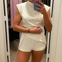 Blue Blush Matte Blaque White Skort Photo 8