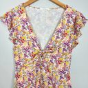 Lush Clothing Lush Keyhole Cutout Floral Mini A Line Skirt Small EUC Photo 2