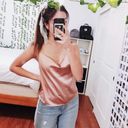 Nasty Gal Pink Cowl Neck Cami Photo 0