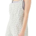 Urban Outfitters Floral White Denim Overalls Shortall Shorts S Photo 1