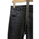 Hudson Jeans Hudson Black Wash Heidi Scout Stretchy Boho Flare Jean Size 28x31 Photo 4