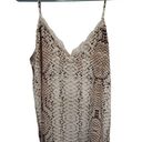 Rachel Zoe  Snakeskin Print Lace Trim Tank Photo 0