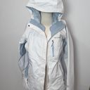 Columbia Women’s White and Blue  Insulated Jacket Photo 1