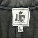 Juicy Couture  Black Leopard Print Animal Swirl Lounge Joggers Sweatpants Women M Photo 4