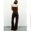 ZARA Wide Leg Brown Jeans Photo 4