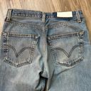 RE/DONE Levi's High Waisted Button Fly Straight Leg Ripped Jeans Size 26 Photo 7