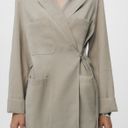 ZARA NWT  MINIMALIST FLOWY CROSSOVER JACKET ZW COLLECTION. Size Large Photo 1