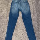 KanCan USA Kancan High Waisted Distressed Cropped Jeans Size 3 frayed skinny denim 25W Photo 2