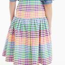 J.Crew  G5031 Rainbow Gingham Tie-Front Skirt $118 EUC 6 Photo 1