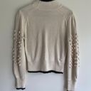 BCBGMAXAZRIA Merino Wool Blend Mock Neck Sweater Photo 4